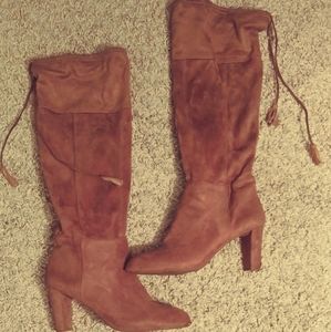 Women's INC Suede Knee High Boots Sz 11m